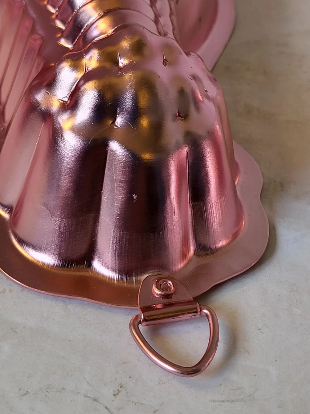 Vintage 60s-70s Rose Copper Clad Aluminum Lobster Molds - Set of 6